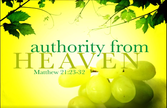 Authority From Heaven (Part 2)