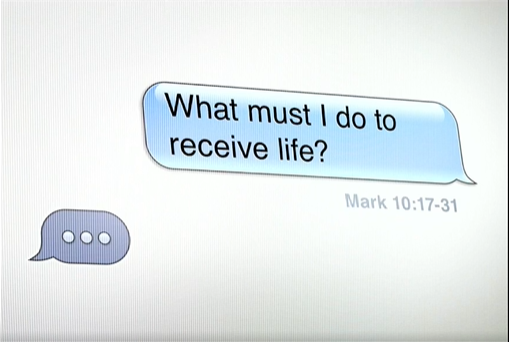 What Must I Do To Receive Life (Mark 10:17)